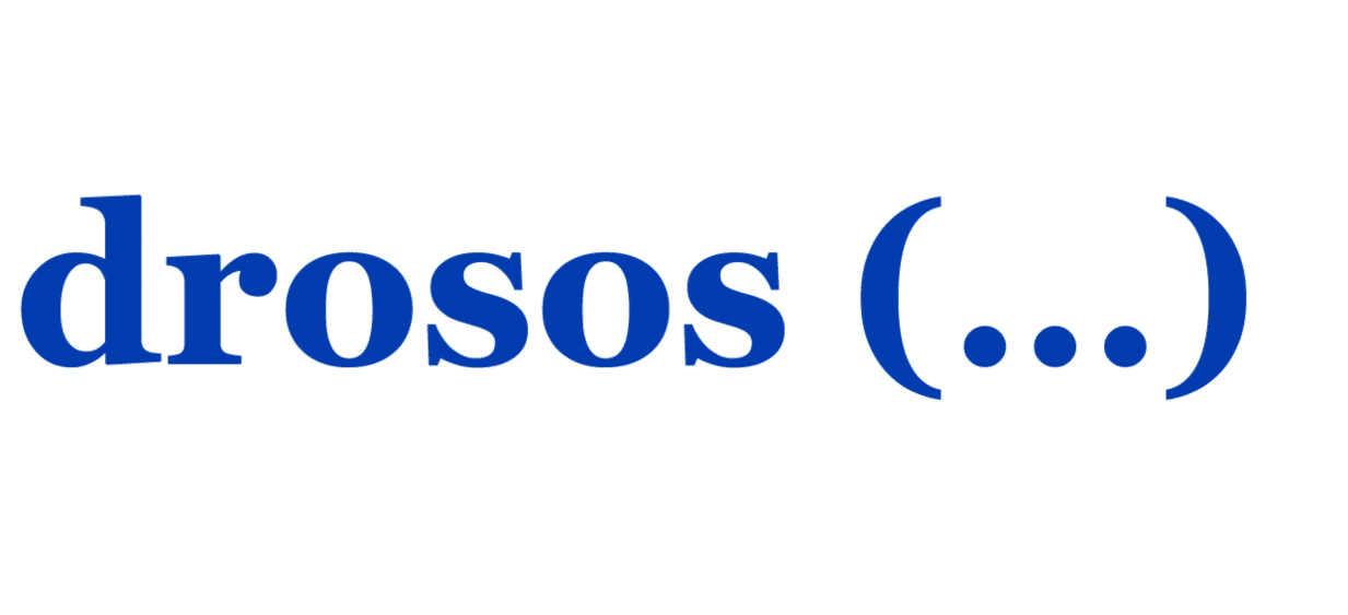 Logos drosos und Brückensteine