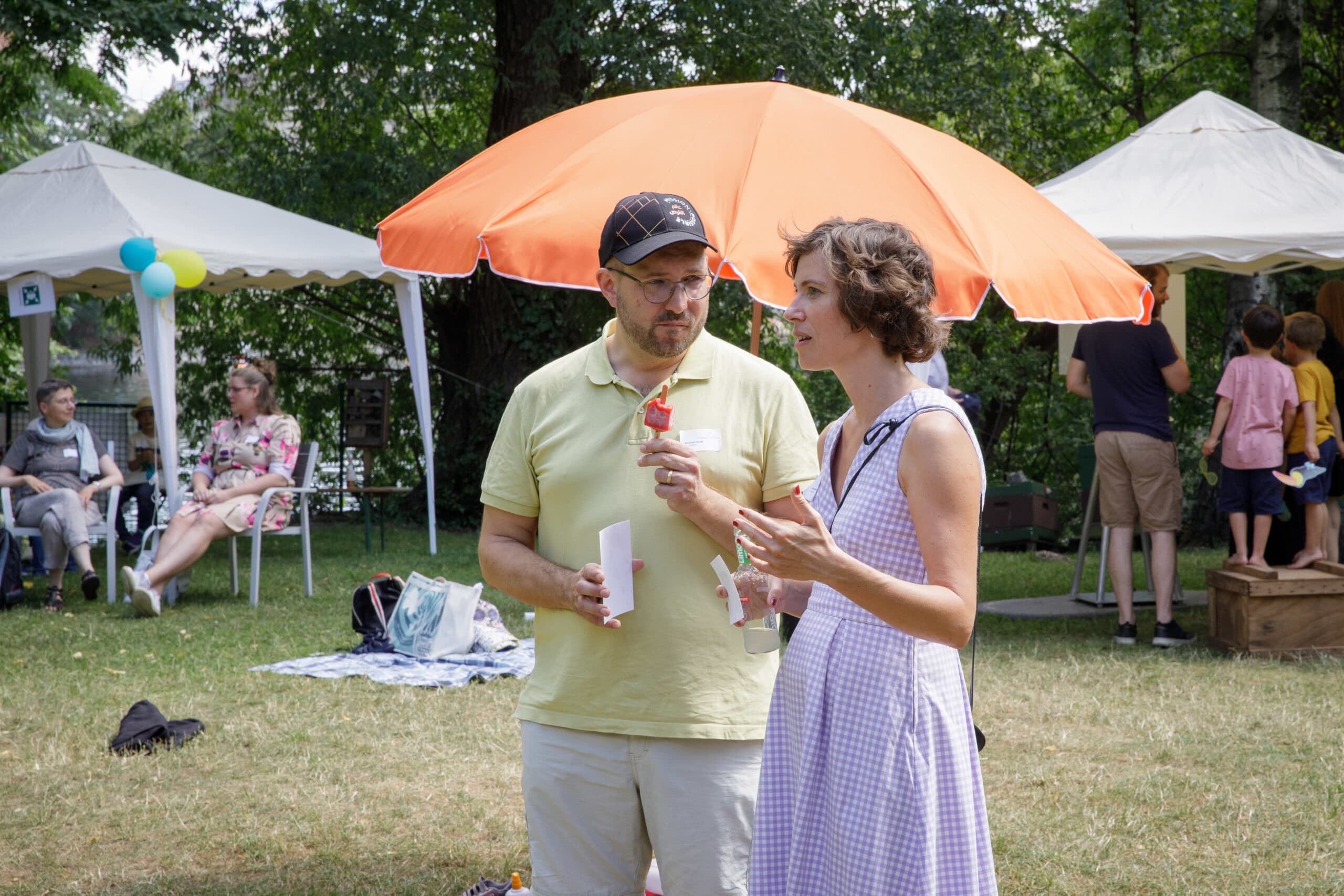 Sommerfest 2022 - Andrea Spennes-Kleutges mit Gast